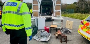 Police operation targets unlicensed waste carriers in West Cornwall