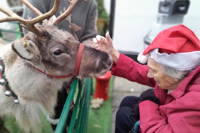 Residents with reindeers