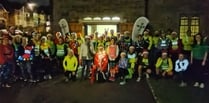 Festive runners put their best foot forward for good cause