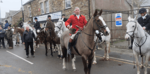 Traditional hunt held in St Columb Major on New Year's Day