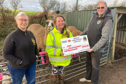 Lions club supporting animal therapy charity