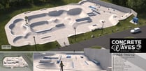 Work is underway on phase two of Newquay's popular skatepark