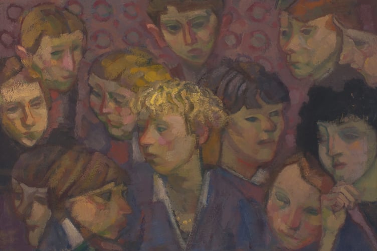 ‘School Children’ by Robert Organ, owned by Truro School Art Collection