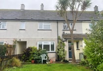 Three-bedroom house up for sale in Penzance