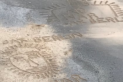 People have a few hours to see stunning sand art at Newquay beach 