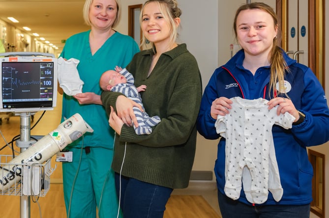 Tesco present premature baby essentials to the Royal Cornwall Hospital