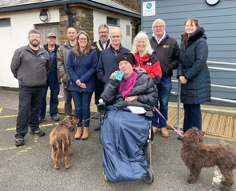 The opening of the new toilets at Seaton Countryside park