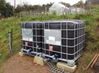 Community garden’s rainwater harvesting 