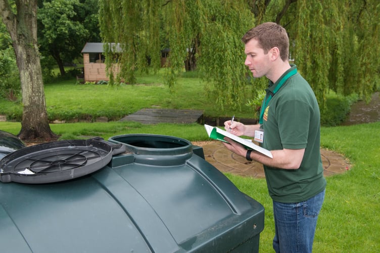 An OFTEC registered technician at work