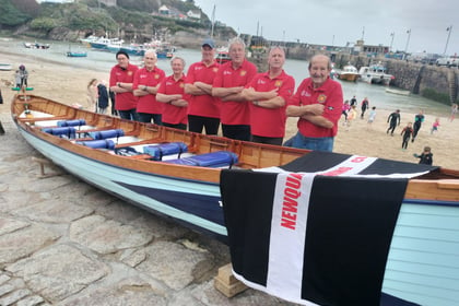 Home of Cornish Pilot gig rowing welcomes new vessel