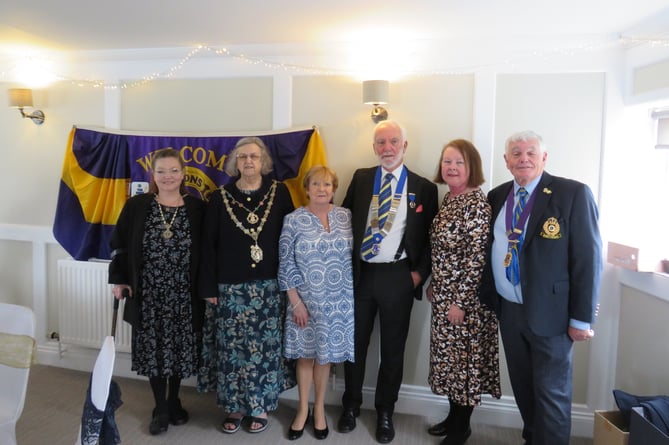 Truro Lions and their guests at the 53rd Charter Anniversary lunch
