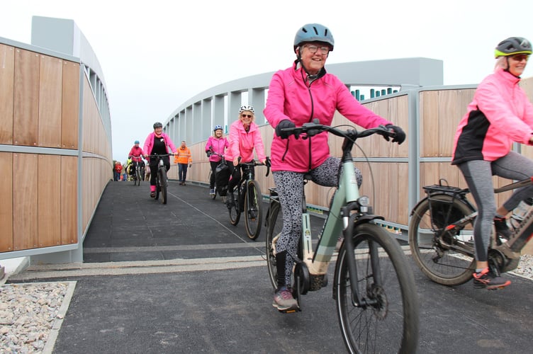 The opening of the Blue Bridge at Chiverton Cross