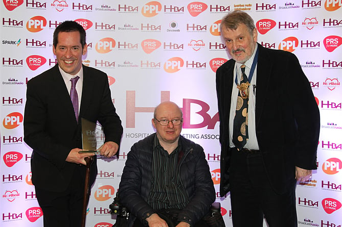 CHBN chairman Mark Sanders, volunteer Jason Moyle and Cllr Russell Gordon-Smith, deputy mayor of Winchester