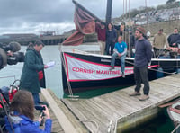 Historic lugger embarks upon 1,000-mile voyage for new masts