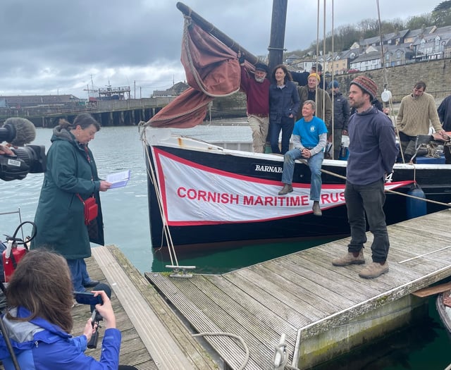 Historic lugger embarks upon 1,000-mile voyage for new masts