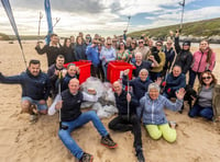 Beach made cleaner by volunteers