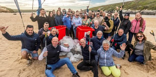 Beach made cleaner by volunteers