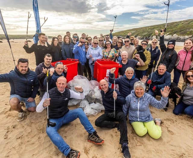 Beach made cleaner by volunteers