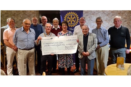 Rotary club supports Community Cancer Cafes