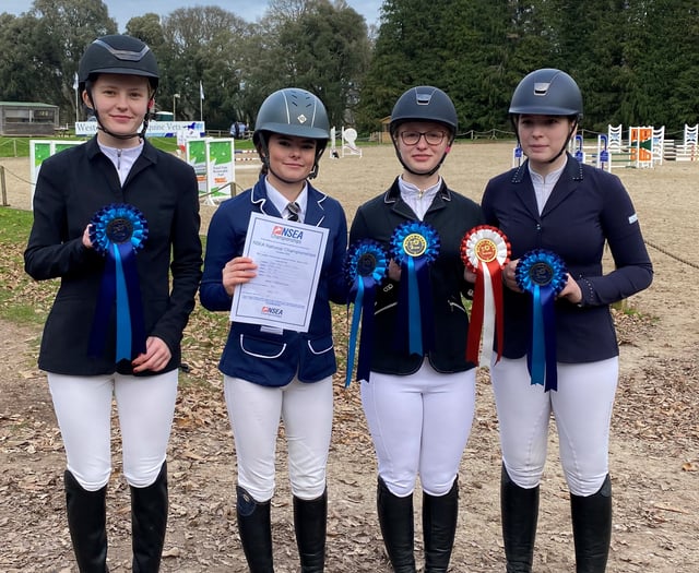 Students qualify for three national equestrian finals