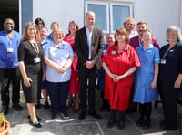 Prince William has made his first official visit to the Scillies