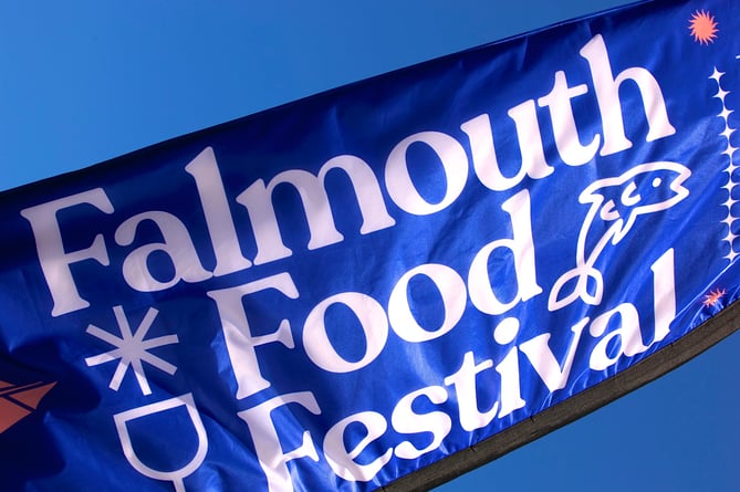 Falmouth Food Festival banner