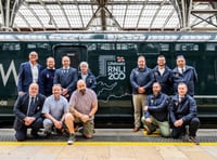 RNLI logo unveiled on train named after the Solomon Browne 