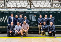 RNLI logo unveiled on train named after the Solomon Browne 