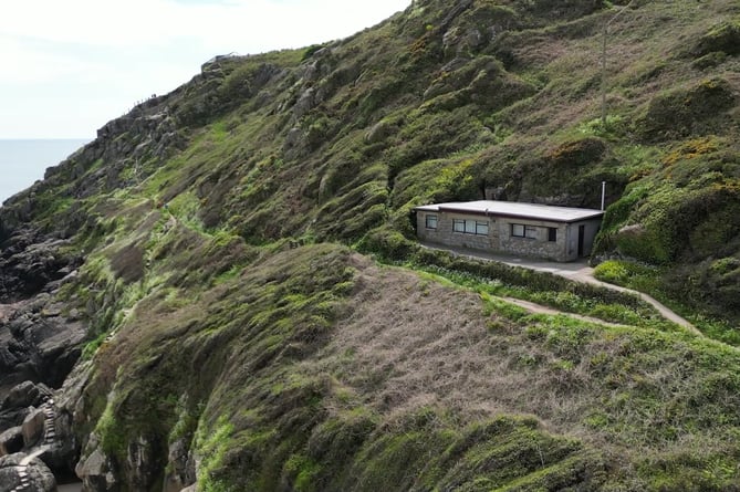 The property and views from Porthscylla, the detached property in Porthcurno, Penzance.
