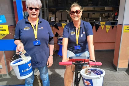 Volunteers put the pedal to the metal to raise funds