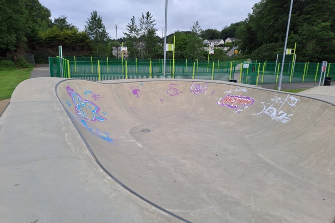 The vandalism at Priory Park skate facility