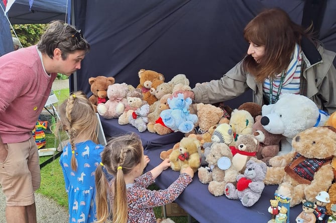 A teddy bear stall at the event