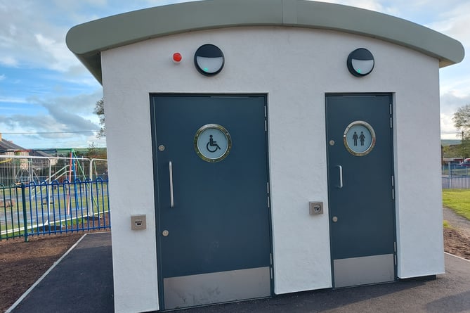 The new toilets at Bodmin Fair Park (Picture: Aaron Greenaway)