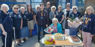 Newquay RNLI’s oldest volunteer has celebrated her 100th birthday 