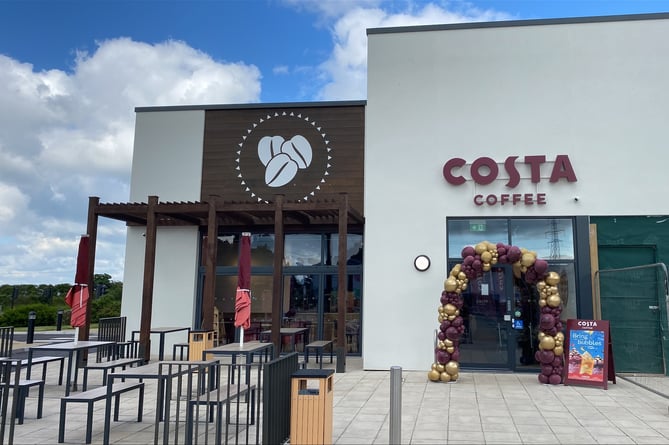The new Costa store at Threemilestone