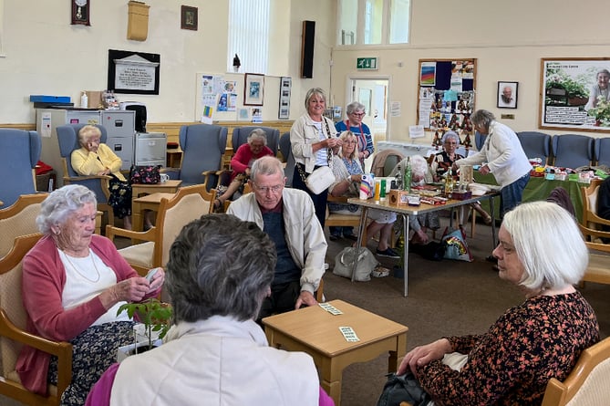 The coffee and cake morning was held at St John’s with Trinity Methodist Church in St Austell.