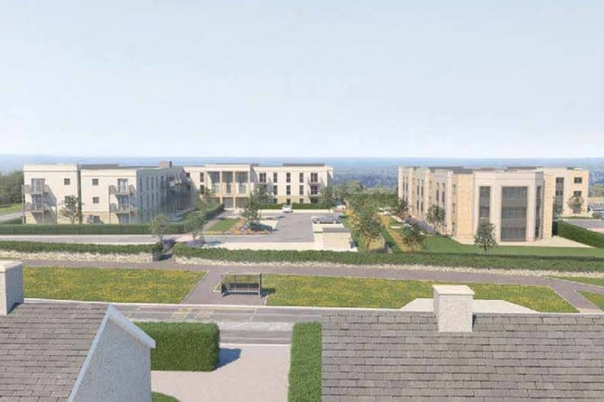 Artist's impression of the care home planned for Truro