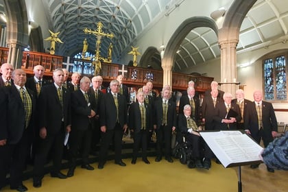 Newquay Male Voice choir takes to the road for its forthcoming concert