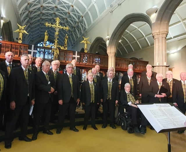 Newquay Male Voice choir takes to the road for its forthcoming concert