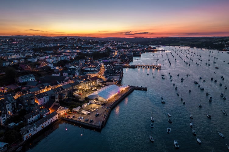 Tallships 2023 Falmouth Harbour at Sunset