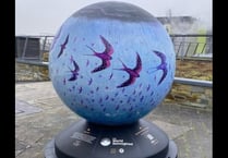 National art project comes to Falmouth with gifting of symbolic globe