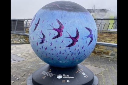National art project comes to Falmouth with gifting of symbolic globe
