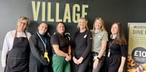 Colleagues celebrate combined service 