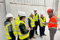 Engineering students learn about the world of china clay