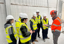 Engineering students learn about the world of china clay