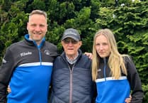 St Austell golfing family raise over £5,000 for charity close to their hearts