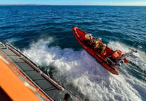 Emergency services save the life of a kayaker who capsized