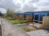 People move into car park pods for the homeless