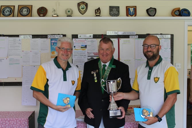 The main tournament winners Grampound Bc.