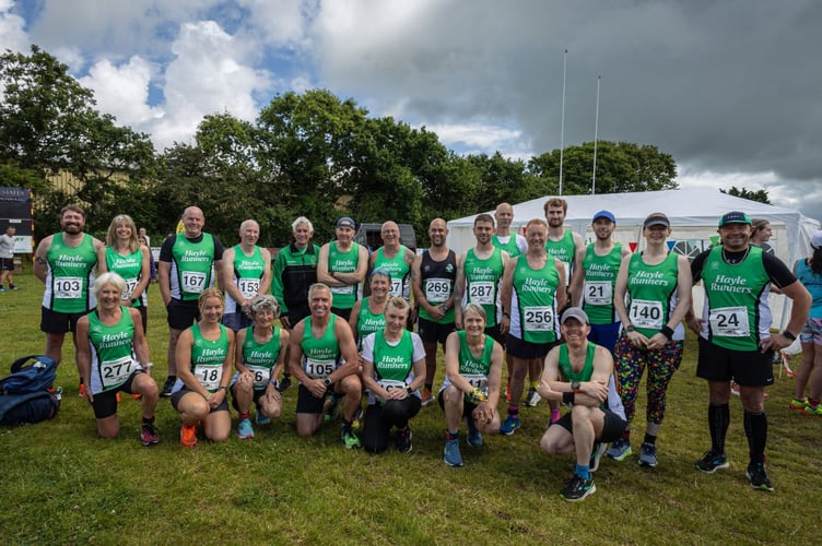 Hayle Runners at the Magnificent 7.